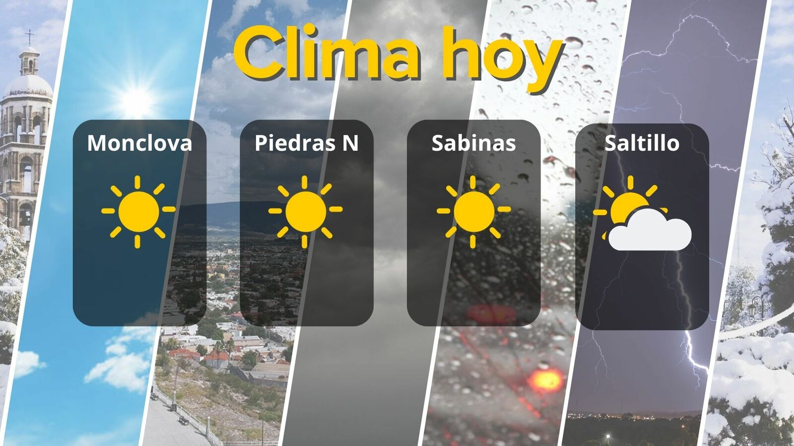 Clima en Coahuila: temperaturas de hasta 41 grados
