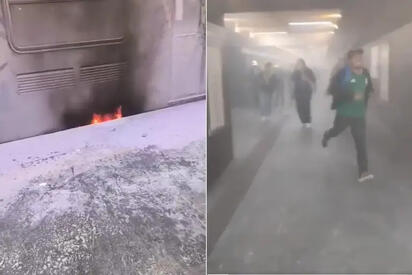 'Sálganse porque está explotando': momentos de tensión en Metro Tasqueña