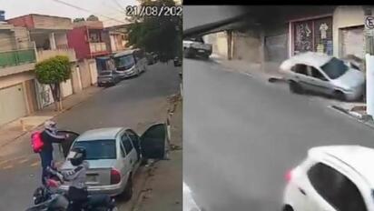 Un intento de asalto a un automovilista en la zona sur de São Paulo terminó con la muerte de dos presuntos delincuentes tras ser embestidos por la víctima.