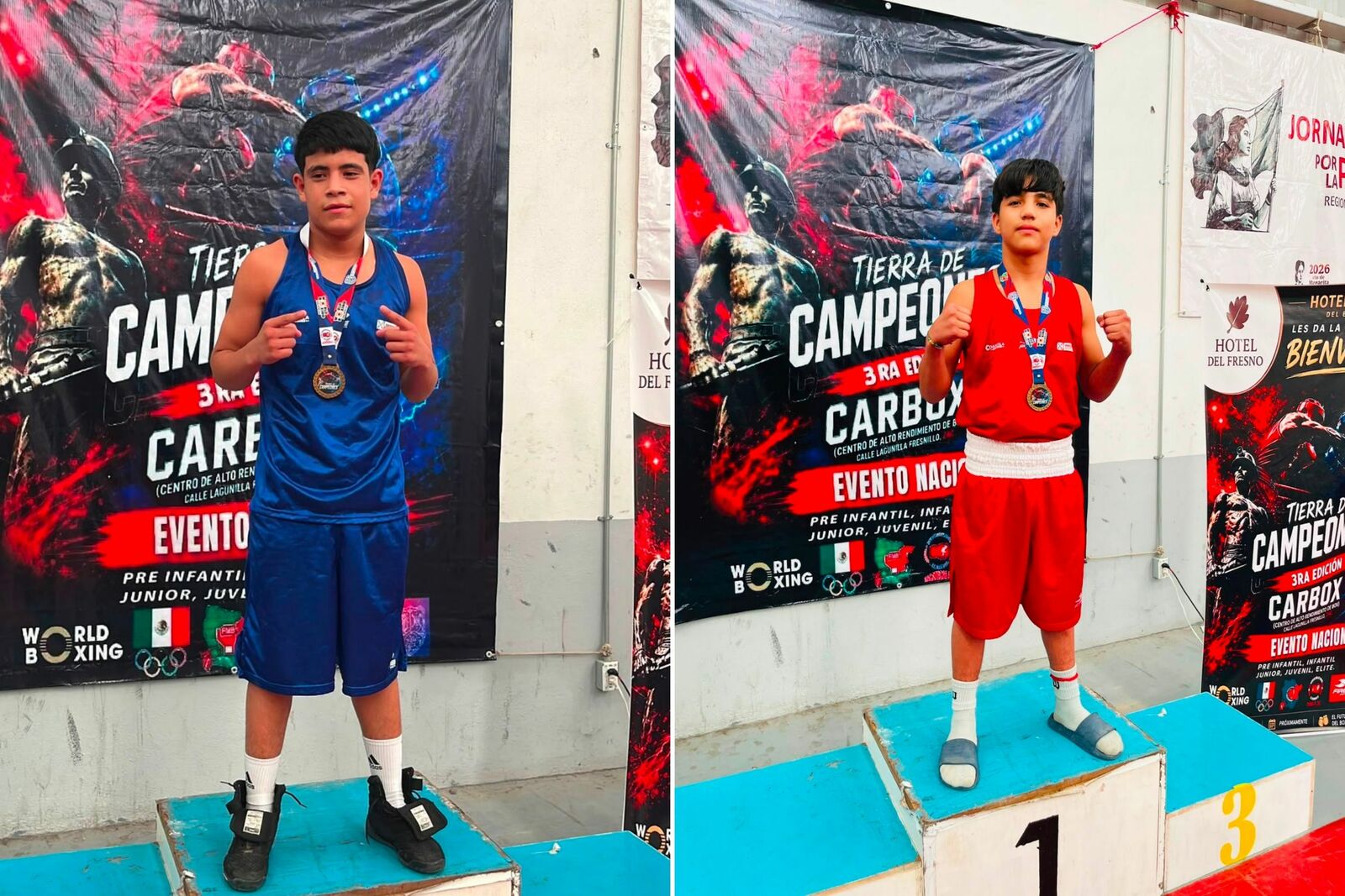 Carlos Flores y Ángel Cano conquistan el Nacional de Boxeo Olímpico en Fresnillo