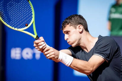 Juan Manuel Cerúndolo debuta con victoria en Winston Salem ante Suresh