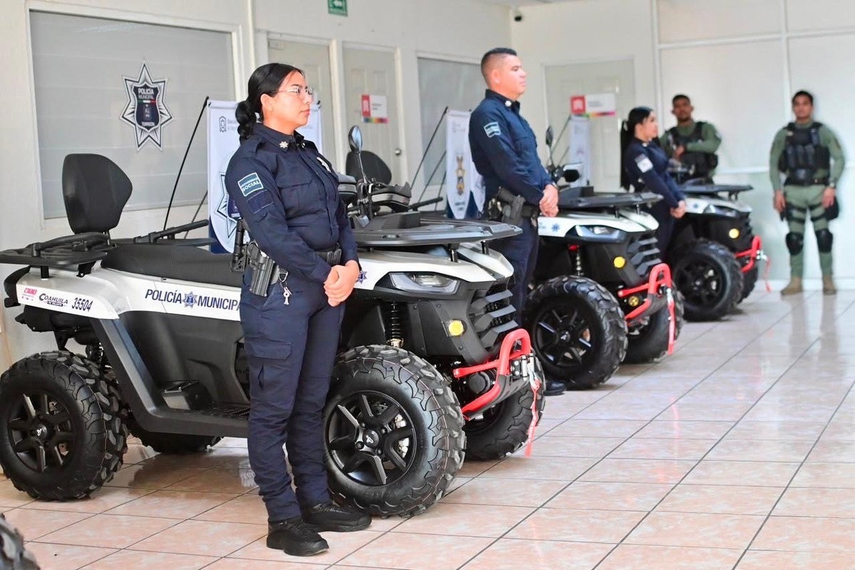 Torreón fortalece la seguridad en espacios públicos con cámaras de vigilancia y cuatrimotos