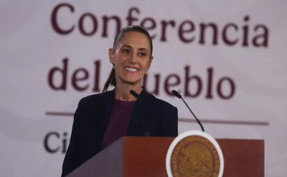 Sheinbaum celebra 'buenas noticias' económicas de cara a informe