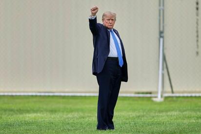 Trump dice que no tiene prisa por retomar negociaciones de paz con Irán