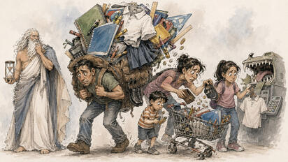 Cronos - Caricatura editorial... “Regreso a clases pesa en el bolsillo”