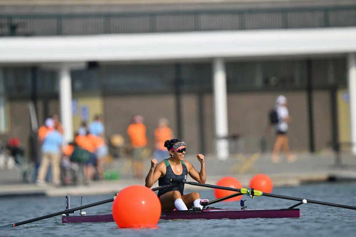 Kenia Lechuga gana oro mundial en remo en Ámsterdam 2026