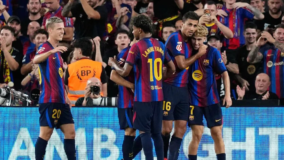 Barcelona vence 2-0 al Athletic y mantiene su arranque perfecto en LaLiga