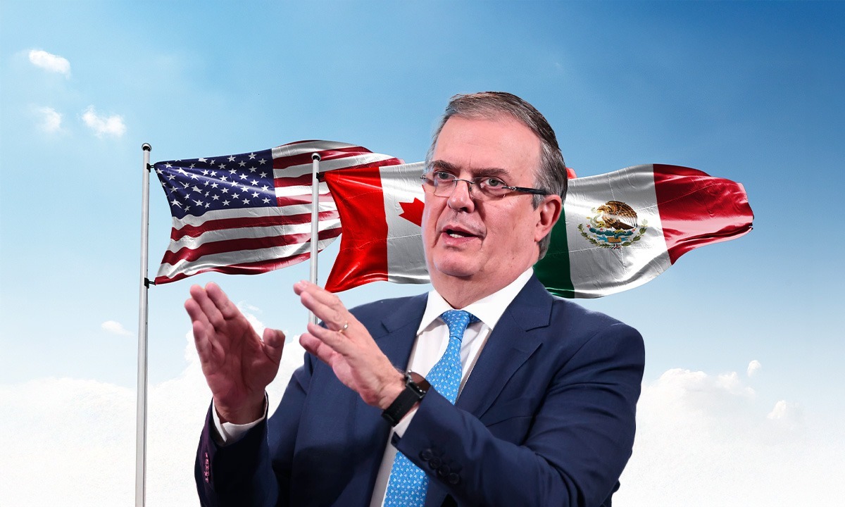 Ebrard advierte que tensión entre Canadá y EU no favorece a México