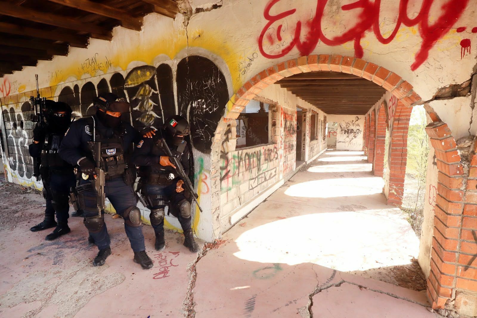 Seguridad: Los recorridos de los elementos estatales se desarrollan en distintos puntos del estado.