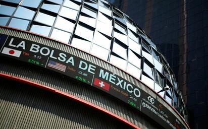 Bolsas de México caen por tercera jornada consecutiva este viernes