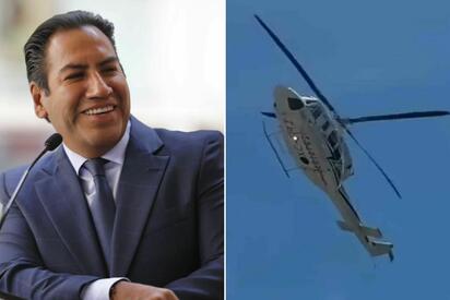 El helicóptero que trasladaba al gobernador Eduardo Ramírez tuvo un incidente rumbo a Pantepec, luego de enfrentar poca visibilidad y un cruce de aves durante