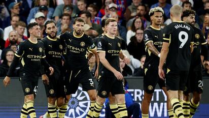 Manchester City golea 4-1 al Crystal Palace con dobletes de Haaland y Cherki