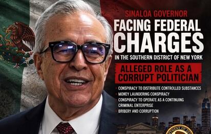 El ex director interino de la DEA, Derek Maltz, difundió un video generado con inteligencia artificial en el que aparece Rubén Rocha Moya.  El ex director