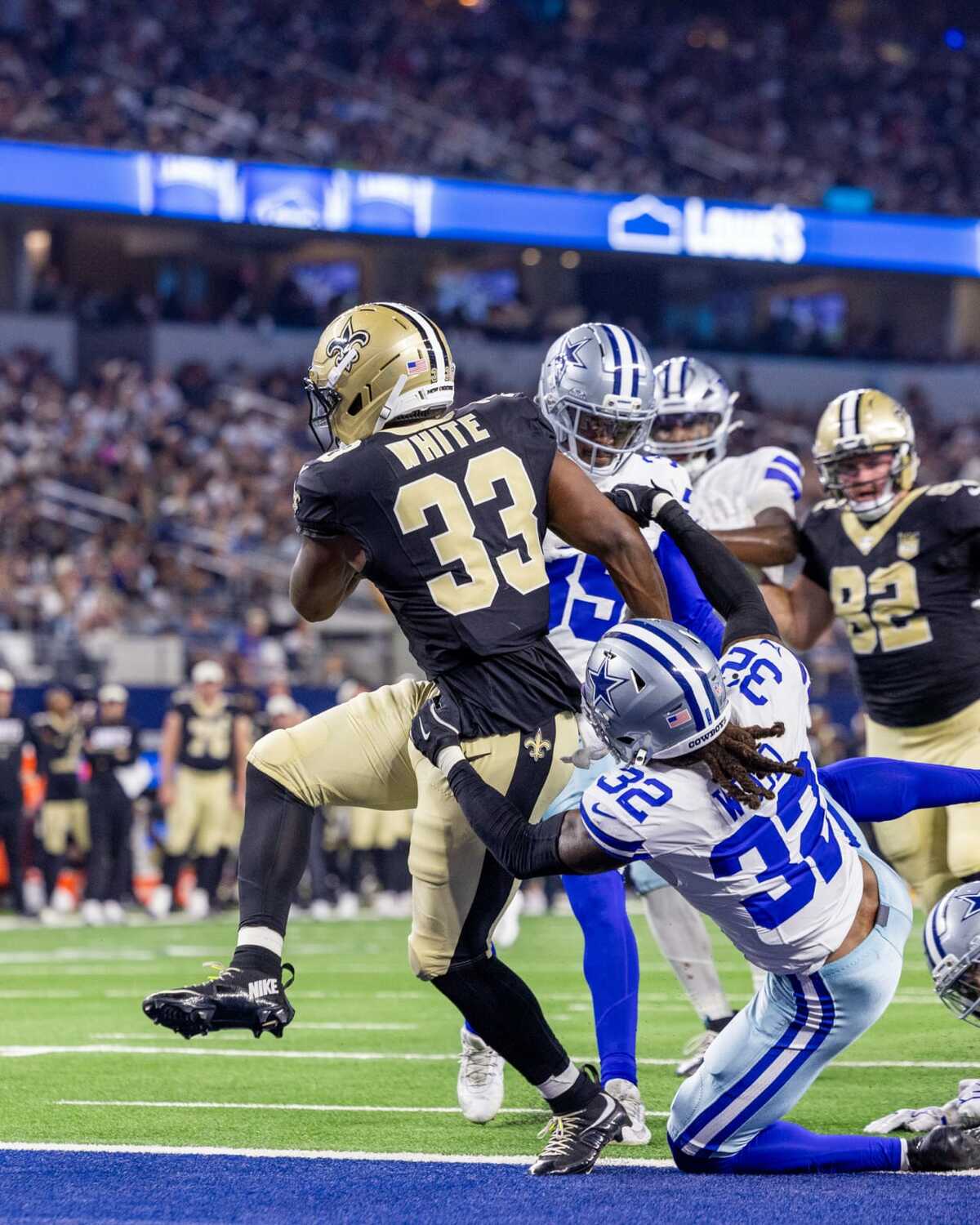 Saints sorprenden y vencen a Cowboys en Dallas