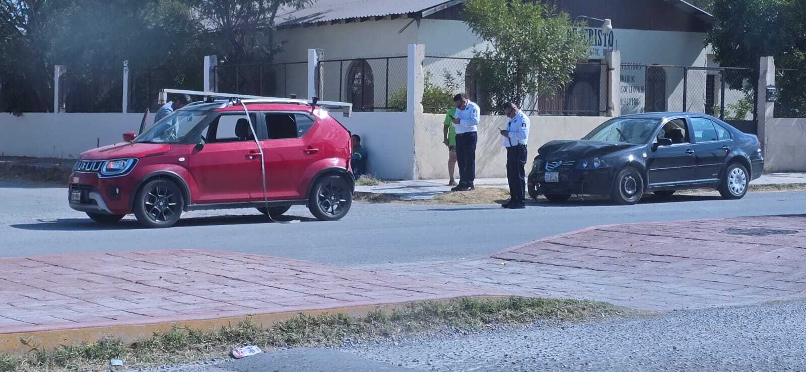 Daños materiales deja choque por alcance en el sur de Monclova