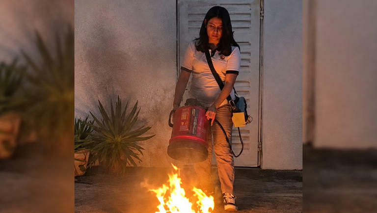 Apagar incendios con sonido: la mexicana de 16 años que asombra al mundo
