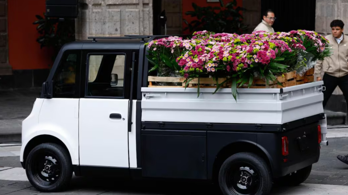 Así es Olinia Carga, el auto eléctrico mexicano que costará 150 mil pesos