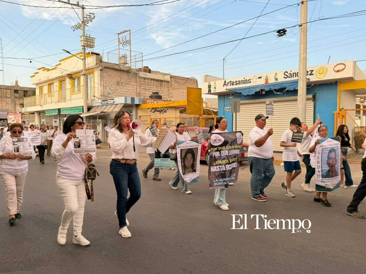 Marchan en Monclova por los desaparecidos y exigen no dejar de buscarlos