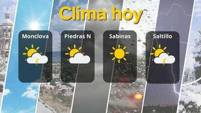 Pronóstico del tiempo en Coahuila: calor intenso y tormentas
