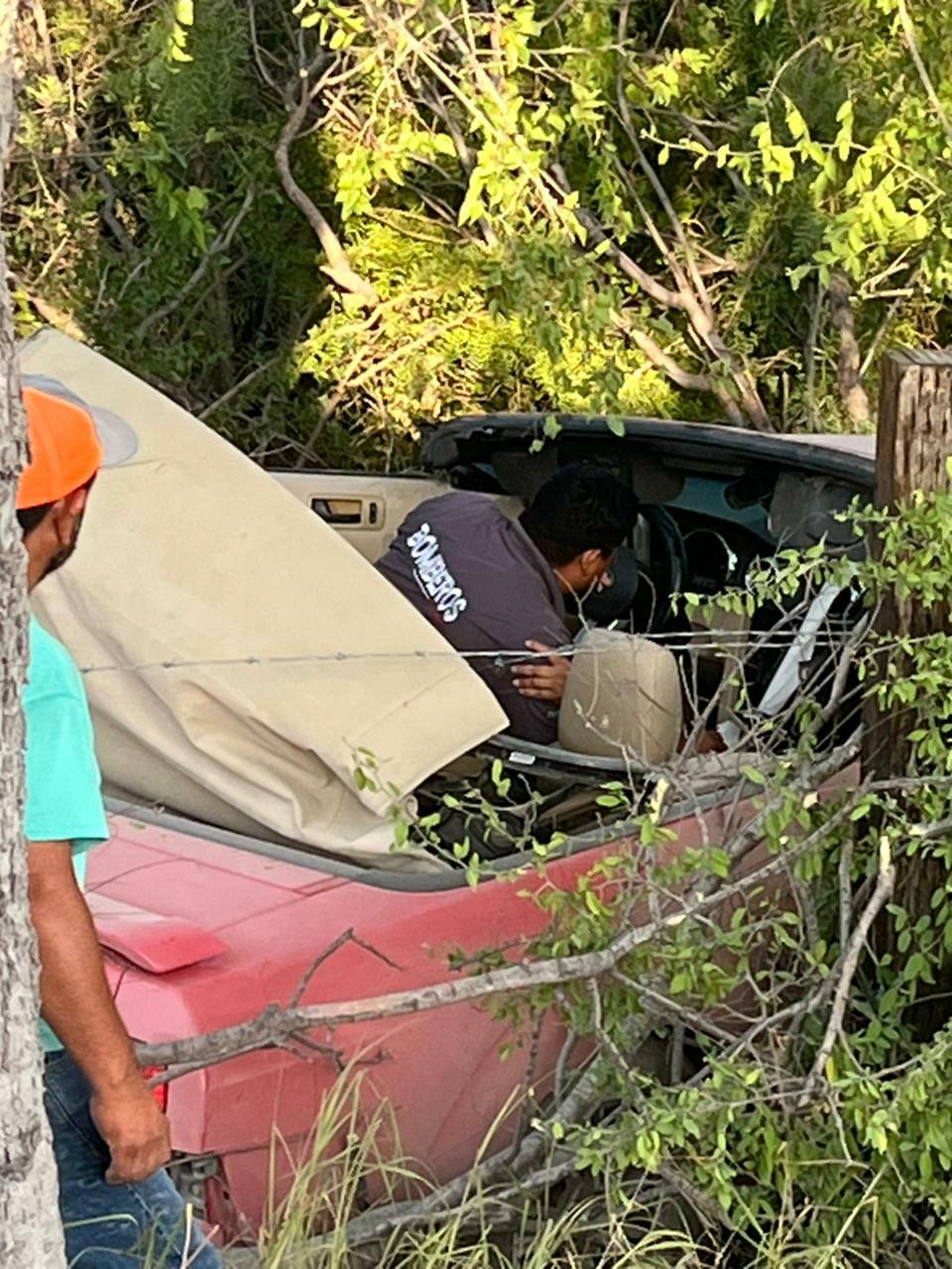 Accidente: El exceso de velocidad habría provocado que el conductor perdiera el control del vehículo