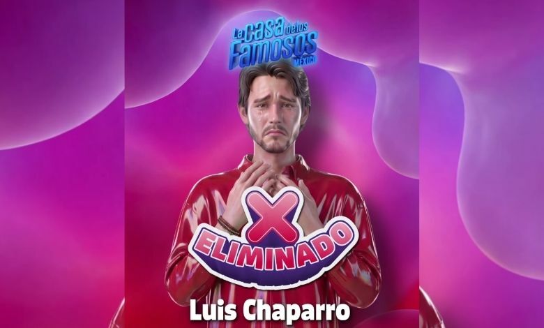Luis Chaparro quinto eliminado de "La casa de los famosos México"