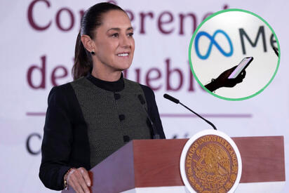 Sheinbaum cita caso Meta para respaldar regulación de celulares