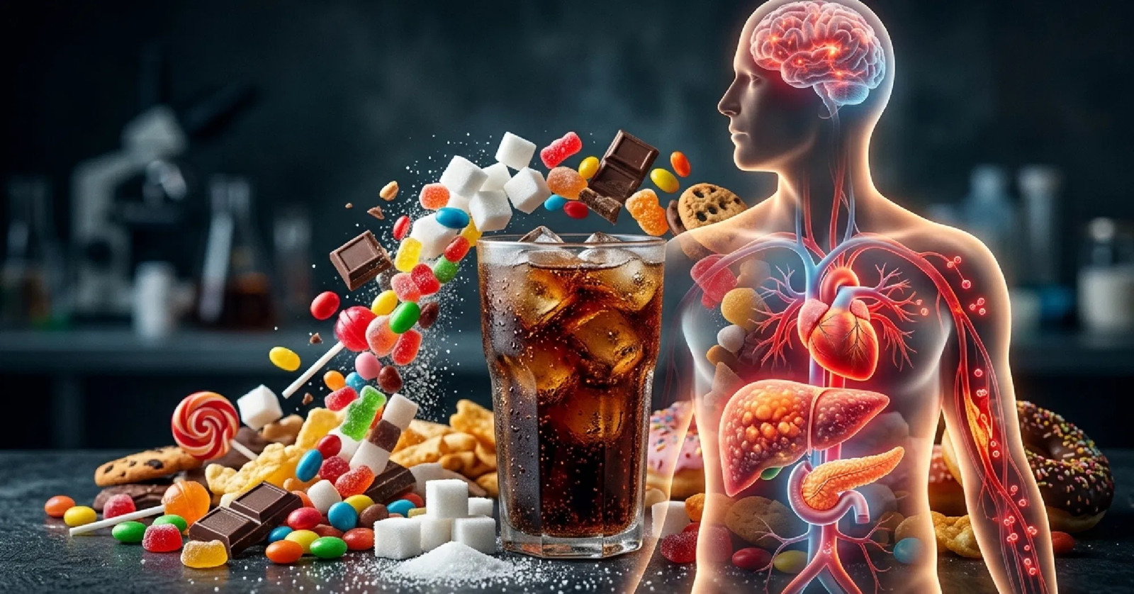 Efectos que comer demasiado azúcar puede causar en tu cuerpo