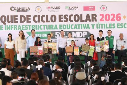 Arranca manolo programa de útiles escolares gratis para 500 mil alumnos