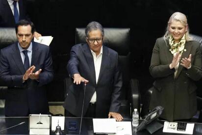 Higinio Martínez fue elegido presidente del Senado con 116 votos y encabezará una nueva Mesa Directiva respaldada casi por unanimidad.  El pleno del Senado