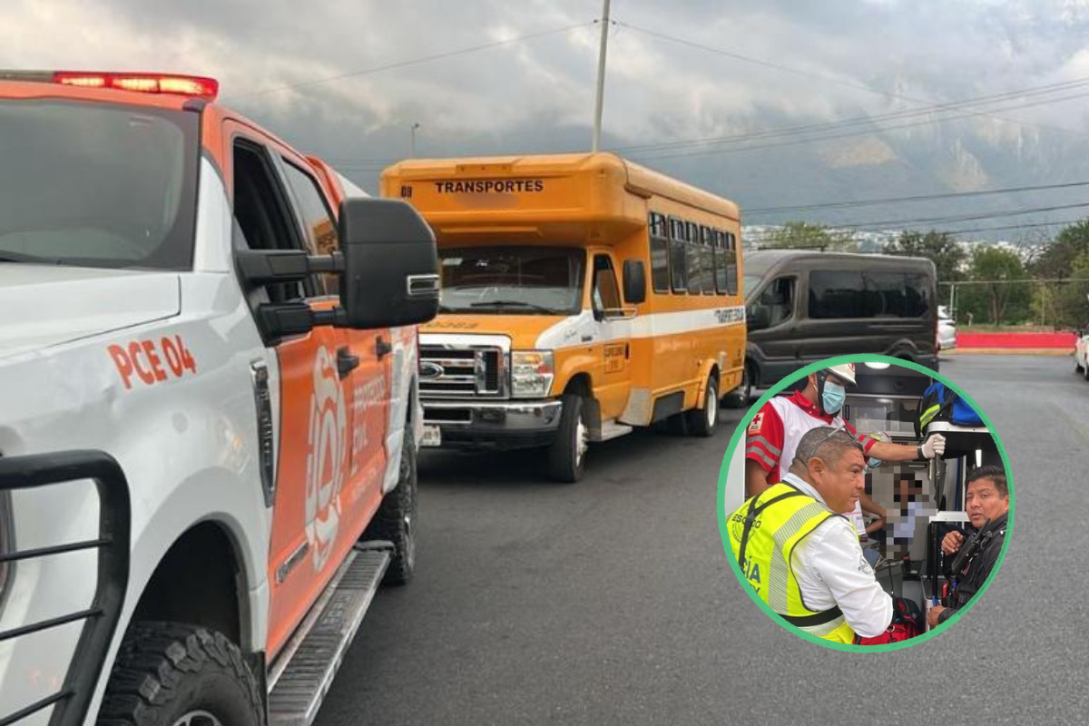 Niña cae de transporte escolar en movimiento; investigan qué ocurrió