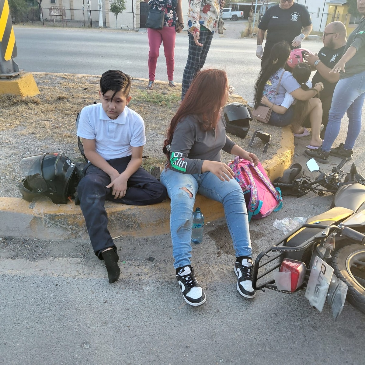 Accidente: El segundo vehículo era conducido por Karina Michelle Méndez Contreras, de 26 años, quien viajaba acompañada por dos menores.