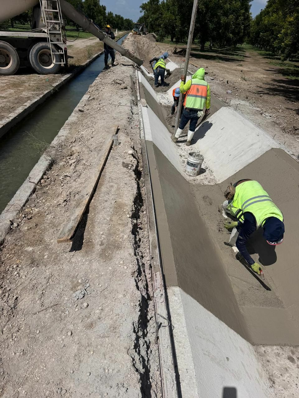 Coahuila moderniza canal San Ildefonso en Zaragoza