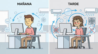¿Puede el aire de la oficina “arruinar” realmente la piel y el cabello?