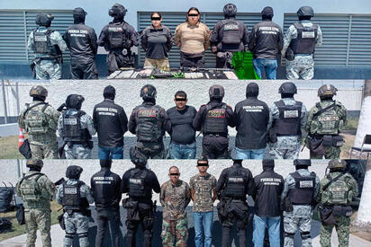 Capturan a seis presuntos integrantes de un grupo criminal en Sabinas Hidalgo