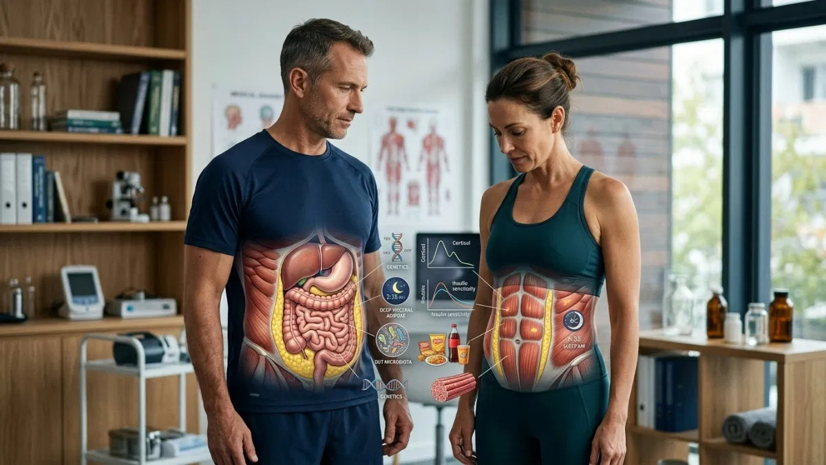 Adelgazas pero tu barriga sigue ahí, estos 9 factores explican qué está pasando