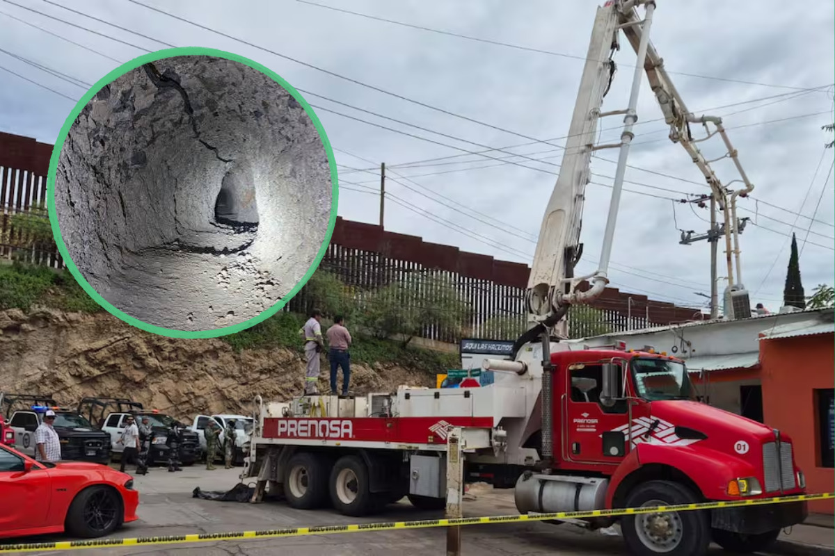 Sellan narcotúnel de 79 metros que estaba a metros de la frontera