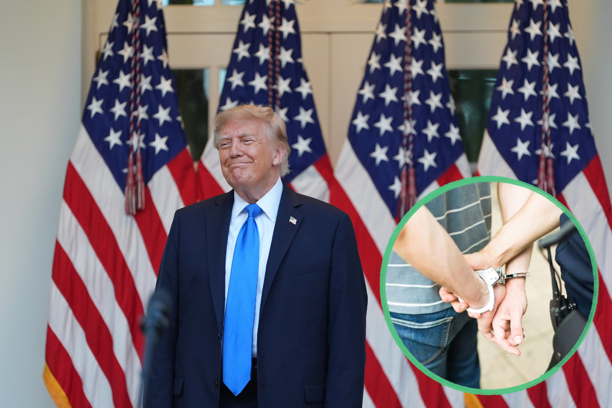 Arrestan y acusan a expresentador de amenazar a Trump