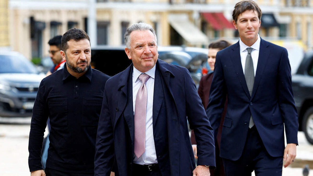 Zelenski recibe por primera vez a enviados de Trump en Kiev