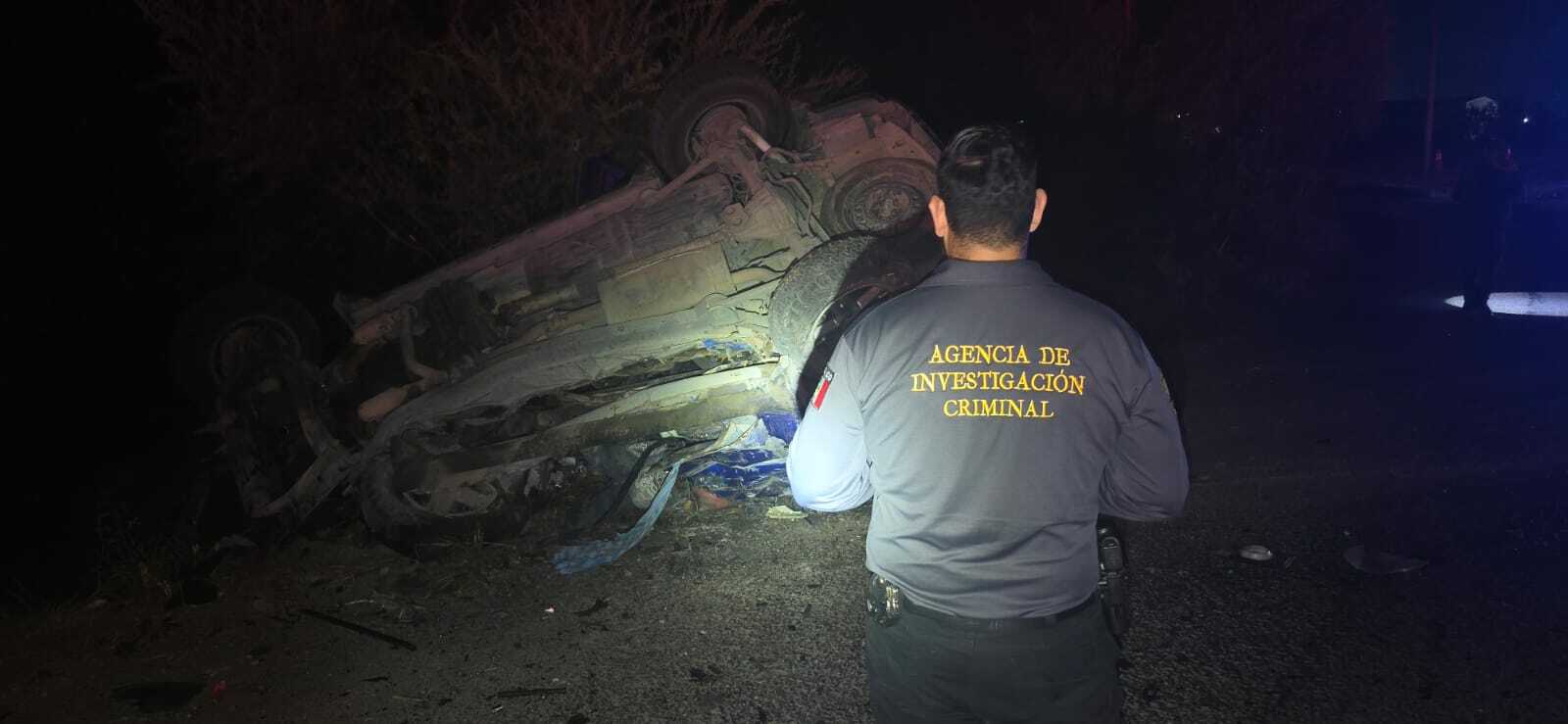 Eran de Escuadrón Vial y Policía, dos mueren y uno queda grave tras choque contra autobús