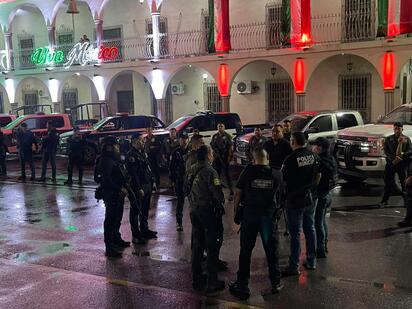 Operativo conjunto deja ocho detenidos durante vigilancia nocturna en Frontera