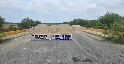 Conflicto por propiedad de terrenos mantiene parcialmente bloqueado el bulevar Ancira