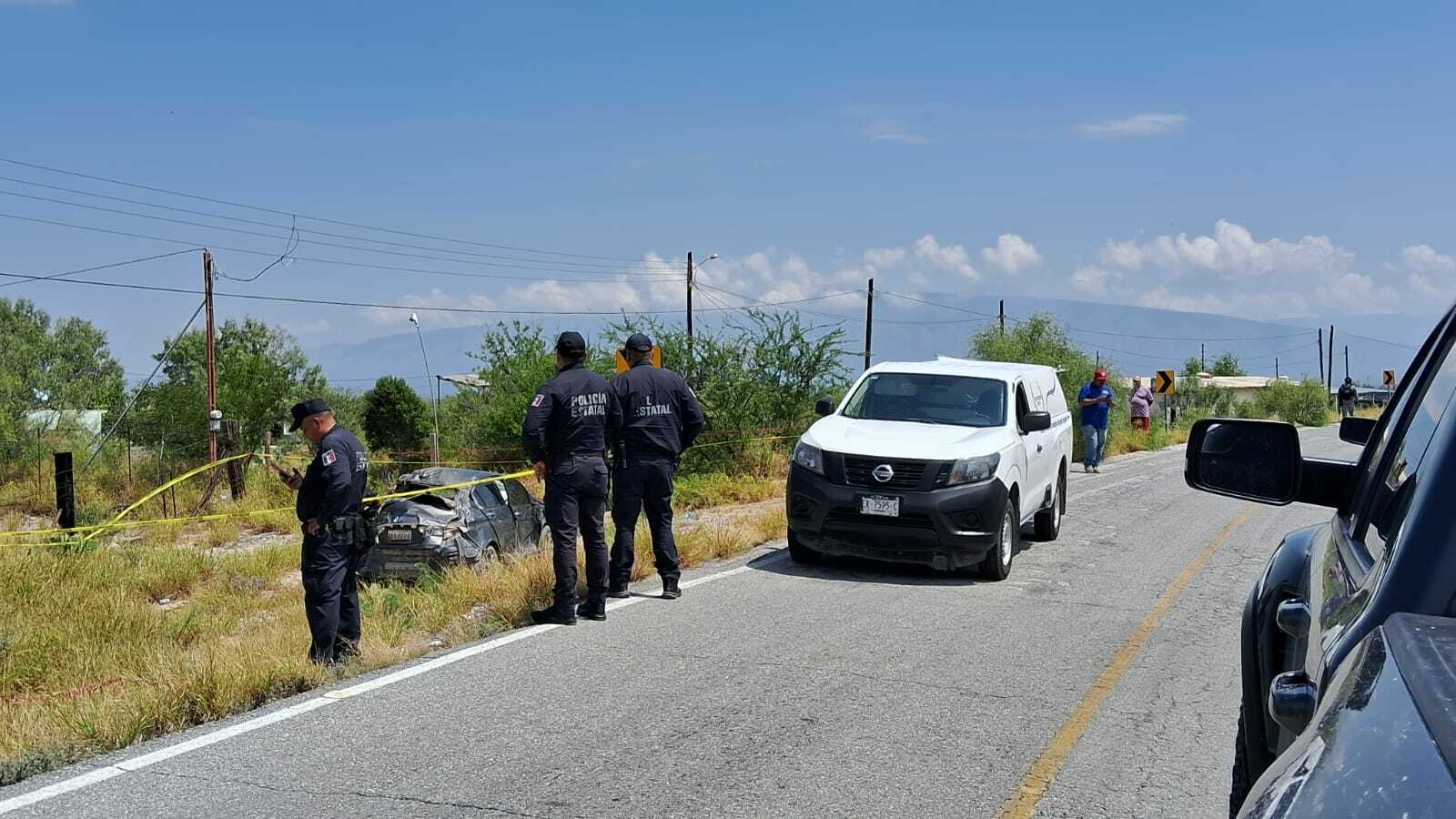 Volcadura: El accidente ocurrió en el kilómetro 16.5 paramédicos de Cruz Roja confirmaron en fallecimiento