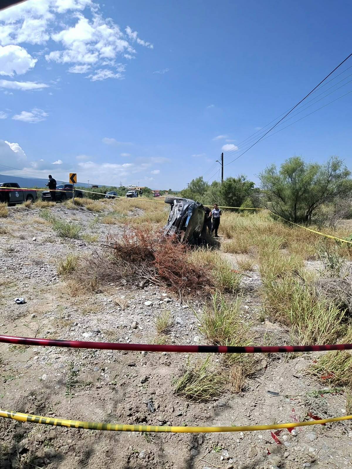 Volcadura: El accidente ocurrió en el kilómetro 16.5 paramédicos de Cruz Roja confirmaron en fallecimiento