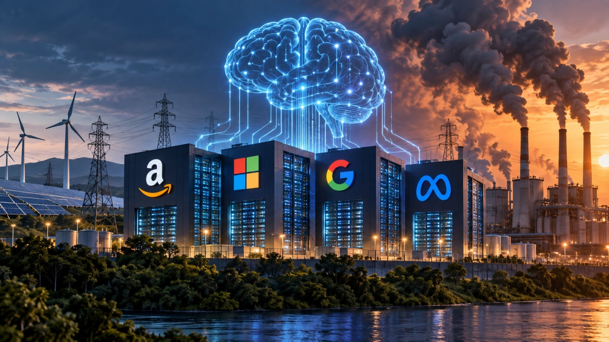 Centro de datos y expansión de IA elevan consumo eléctrico de empresas tecnológicas