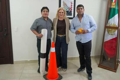 Múzquiz recibe donación para fortalecer seguridad vial municipal