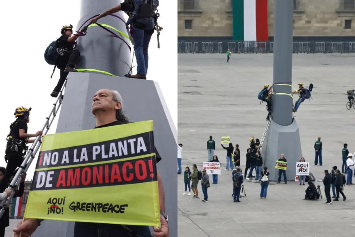 Activistas exigen cancelar megaplanta de amoniaco; Sheinbaum responde