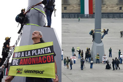 Activistas exigen cancelar megaplanta de amoniaco; Sheinbaum responde
