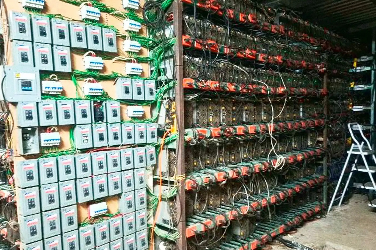 Casi 300 equipos y antenas: desmantelan granja de criptomonedas