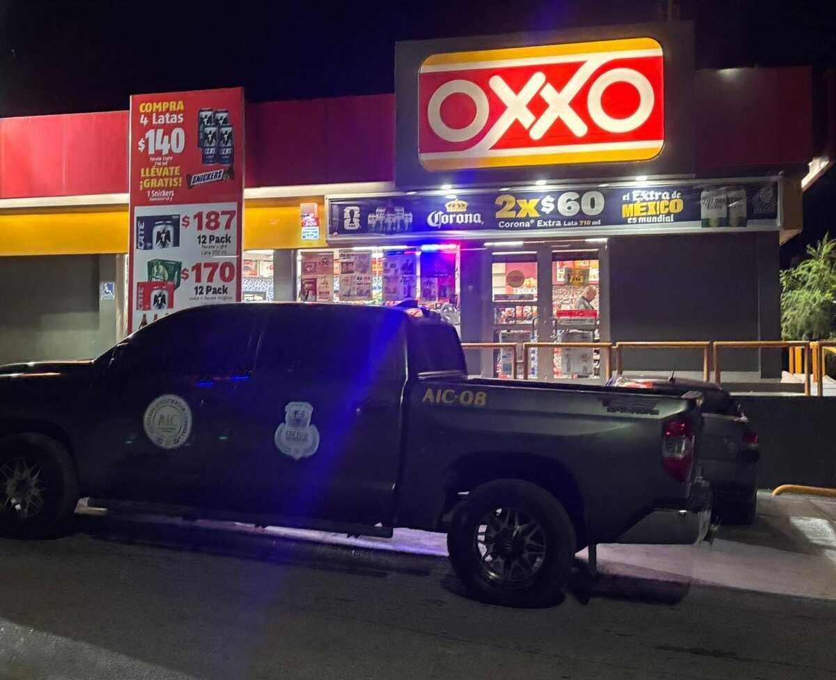 Asaltan Oxxo durante la madrugada en la FSTSE de Monclova 