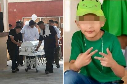 En este lunes, el pequeño fue despedido entre globos blancos, lágrimas y recuerdos, dejando huella entre compañeros y maestros.  Esta mañana, el pequeño
